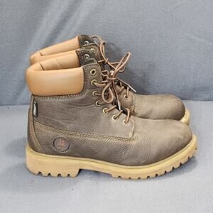Bass Mens Boots Size 8 Brown Woodsman Workwear Hiking Outdoors
